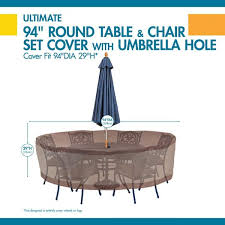 Chair Set Cover With Umbrella Hole