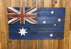 Buy 3d Australian Flag Reclaimed Wood