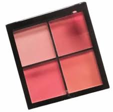 matte 4 color blush palette for makeup