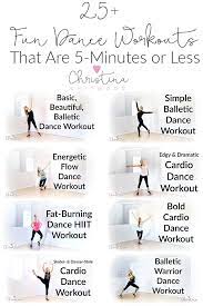 25 fun dance workouts that are 5