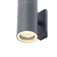 light outdoor wall light anthracite grey