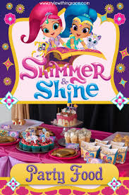 shimmer and shine birthday party food