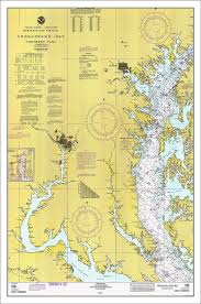 Chesapeake Bay Nautical Chart Nautical Chart By