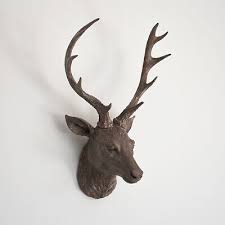 Stag Head Wall Mounted Ornament Large