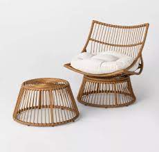 2pc Borealis Patio Papasan Chair