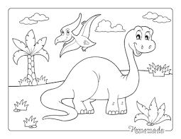 Best Dinosaur Coloring Pages For Kids