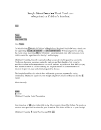 Donation Letter Template For Fundraiser Download