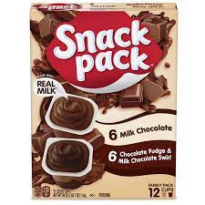 snack pack chocolate fudge milk