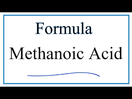 formula for methanoic acid