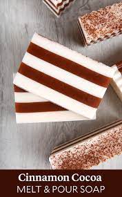 cinnamon cocoa melt pour soap soap