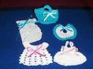 Resultado de imagem para souvenir tejidos a crochet para baby shower