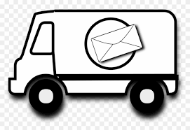 Some tips for printing these coloring pages: Mail Truck Coloring Page Mail Van Colouring Pages Clipart 1360783 Pikpng