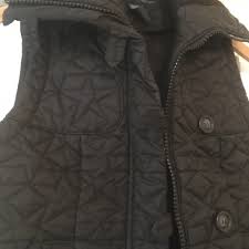 French Connection Star Quilted Zip Vest