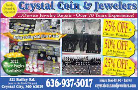 special offers crystal coin and jewelers