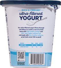 milkfat ultra filtered plain yogurt 24