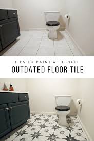 paint floor tile in your bathroom