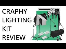 Craphy Continuous Video Lighting Kit With Backdrop Review Youtube
