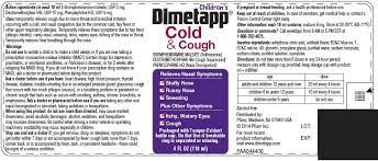 childrens dimetapp cold and cough