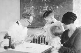 The schick test , developed in 1913, is a skin test used to determine whether or not a person is susceptible to diphtheria. Schick Test Wikipedia