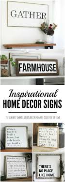 inspirational home decor signs rustic
