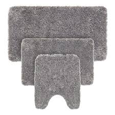 gray bathroom rugs sets