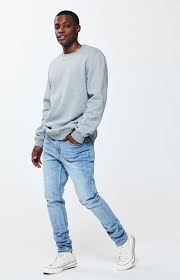 Pacsun Light Stacked Skinny Jeans