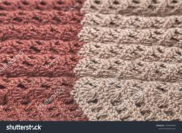 Sweater Scarf Texture Large Knitting Knitted Stock Photo