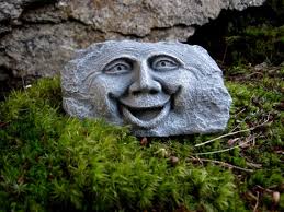 Rock Faces Funny Garden Rocks Garden