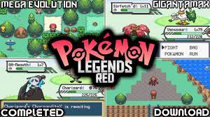 Pokemon Legends Red (GBA) | New Rom Hack With Mega  Evolution,Gigantamax,Alola Forms & Gen 8! - YouTube