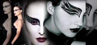 vish black swan makeup worn