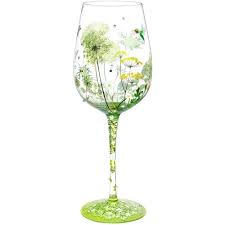 Nymphfable Hand Painted Wine Glass