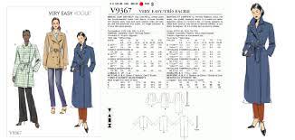 Vogue V9367 A Classic Trench Coat