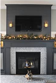 modern mantel decor with a tv 7 ways