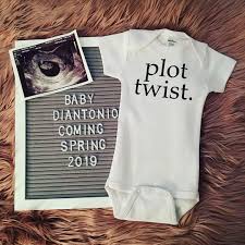 Plot Twist Baby Announcement
