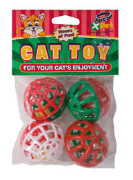 15876 Christmas Cat Small Jingle Balls | X Pet