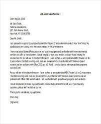     Brilliant Ideas of Example Of Application Letter For Hotel Receptionist  With Download Proposal    