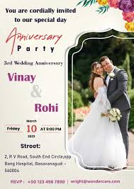 anniversary invitation in hindi
