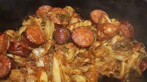smothered cabbage realcajunrecipes