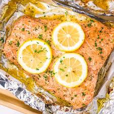 baked salmon in foil easy healthy