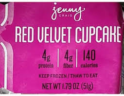 jenny craig red velvet cupcake 51 g