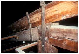 historic timber structures with