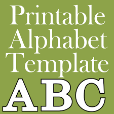 Arial, block, bubble, cursive, decorative, girly, gothic, graffiti, . Free Alphabet Letter Templates To Print And Cut Out Make Breaks