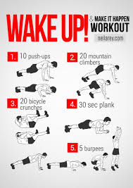 wake up workout