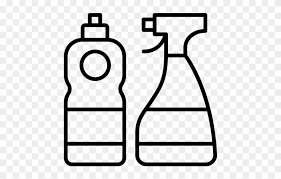 There are 1481 cleaning clipart for sale on etsy, and they. Cleaning Supply Clip Art Cleaning Products Black And White Png Download 60328 Pinclipart