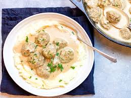 oven baked swedish meat in cream