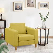 fabric one seater sofa chair