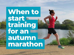 start training for an autumn marathon