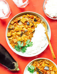 eggplant coconut curry aubergine curry