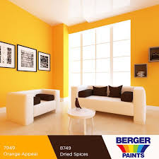 dull living room by working yellow