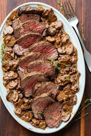 To find recipes for beef tenderloin check food network site, all recipes, tasty skinny, fine cooking, and epicurious. Beef Tenderloin With Mushroom Sauce Video Natashaskitchen Com